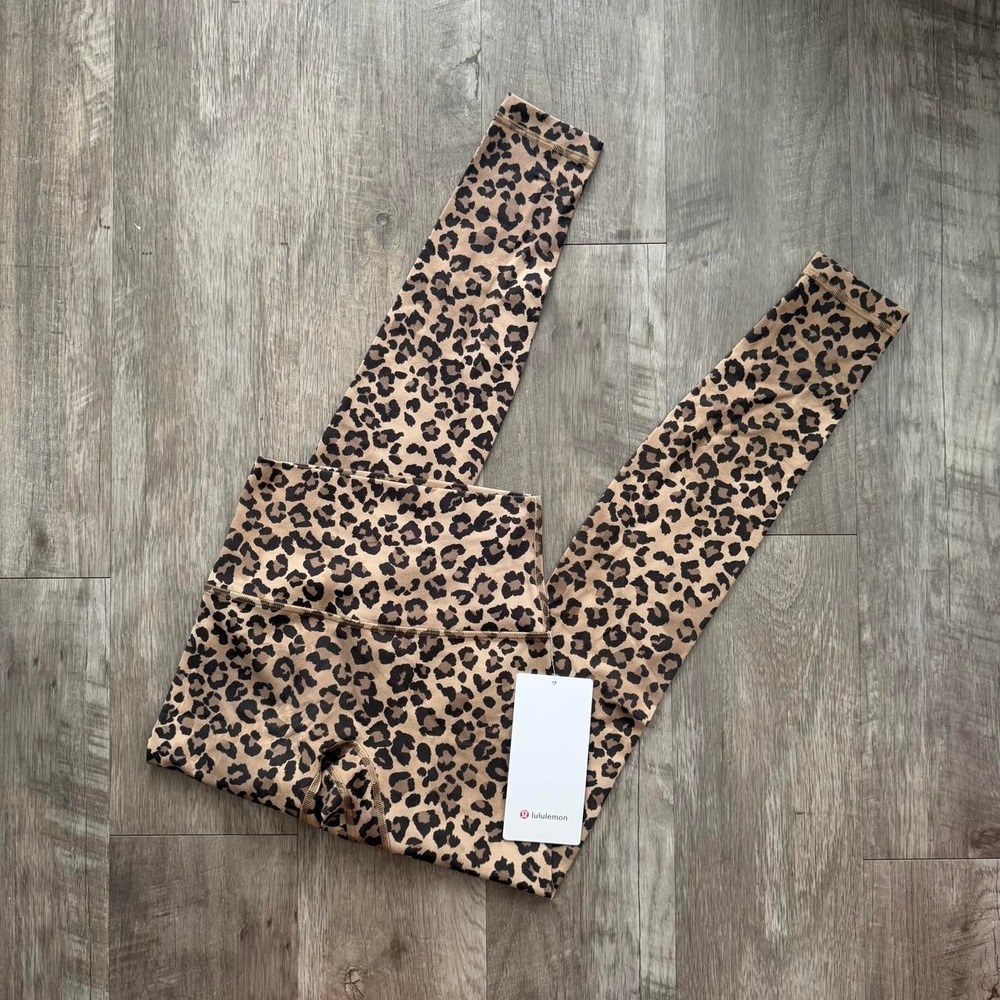 Lululemon Align No Line HR Pant 28 True Leopard Multi Leggings LW5JMWS TLMU 2
